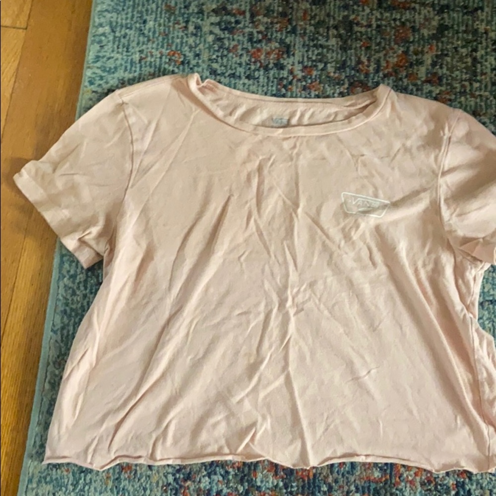 light pink vans shirt